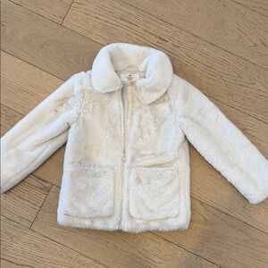 H&M Cozy White Kids Jacket